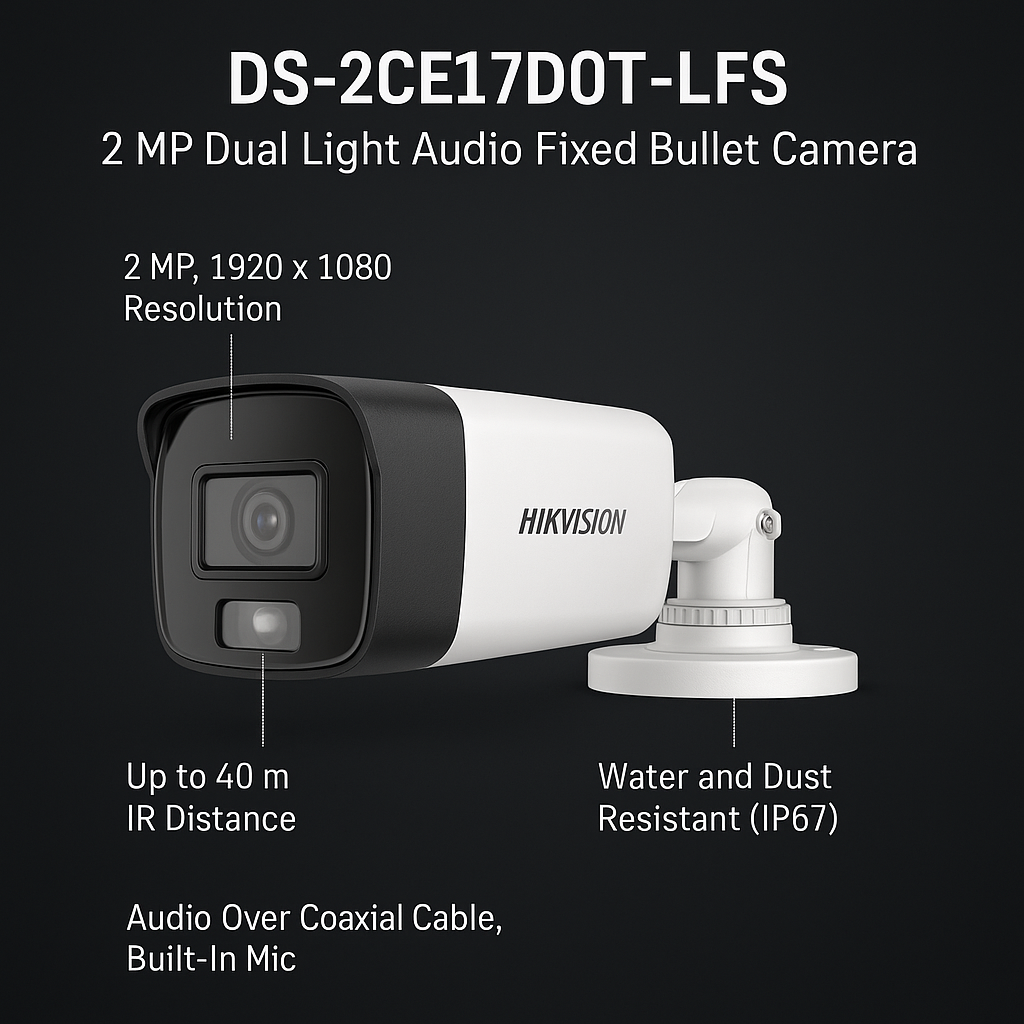 IntechCam Pro 2M: 2MP Smart Hybrid Light Audio Fixed Bullet Camera - Imagen 6